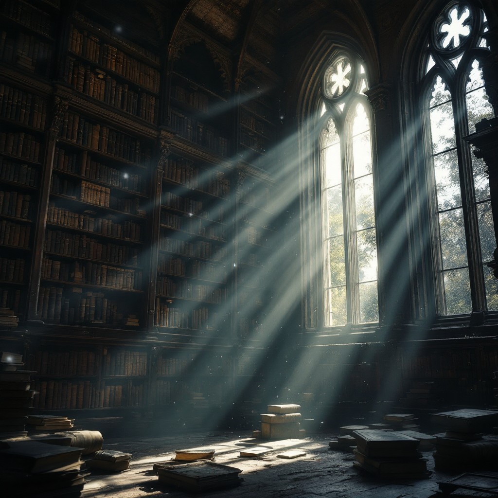 Free Moonlit Library Mystery Image - Library, Gothic, Sunbeams ...