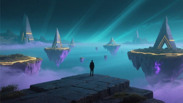 Free Ethereal Floating Worlds Image | Download at StockCake