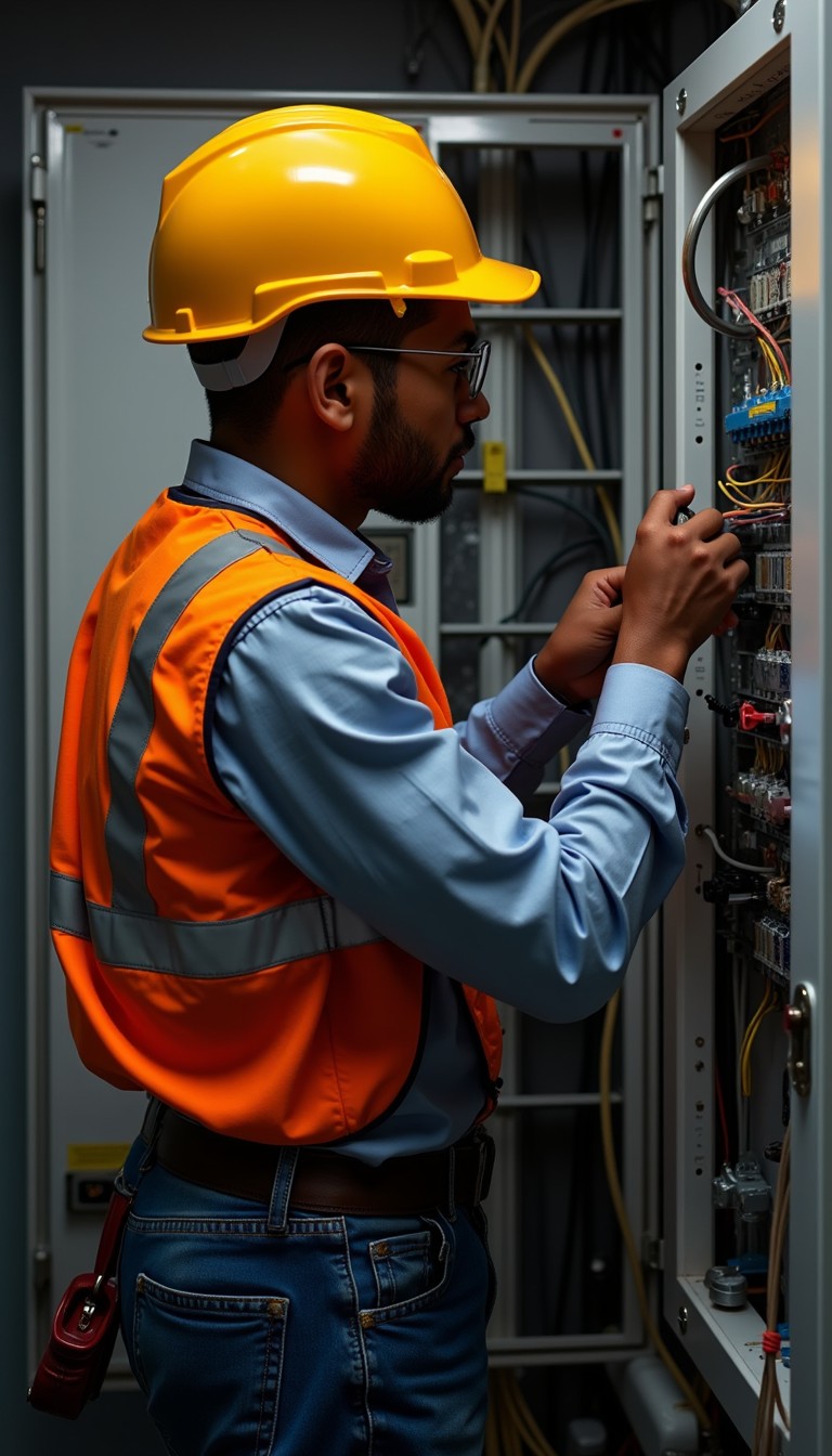 Electrical Work Beautiful Free Precision Electrical Work Image - Electrician, Technician, Safety ...