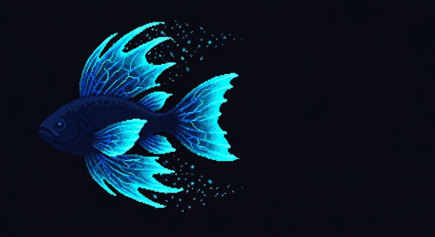 Abyss Fish Animation Free Luminous Abyss Creature Photo - Fish, Bioluminescent, Glowing ...