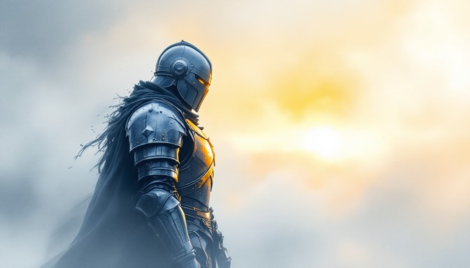 Free Warrior Awaits Dawn Image - Warrior, Knight, Armor | Download at ...