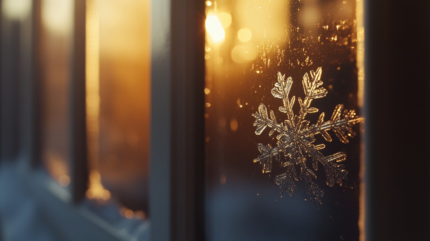 Window Snowflaking Free Frosted window flake Image - Snowflake, Winter, Sunset | Download ...