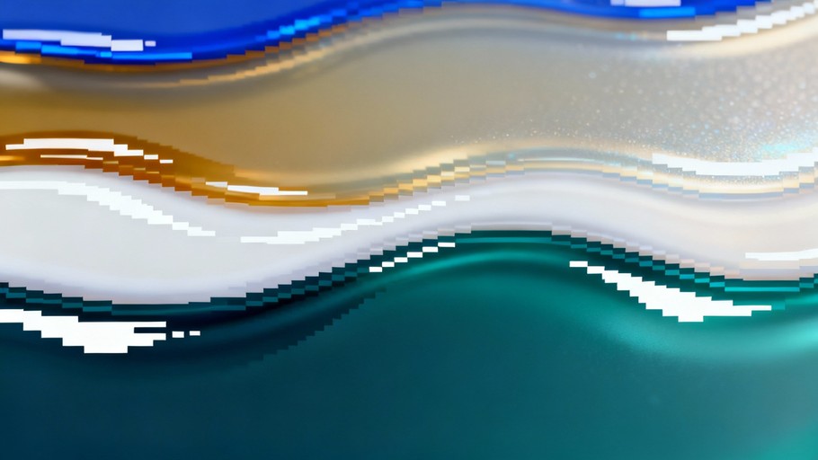 Free Flowing Glossy Waves Image - Pixel, Art, Waves | Download at StockCake
