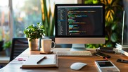 Free Productive coding workspace Photo - Coding, Programming, Workspace ...