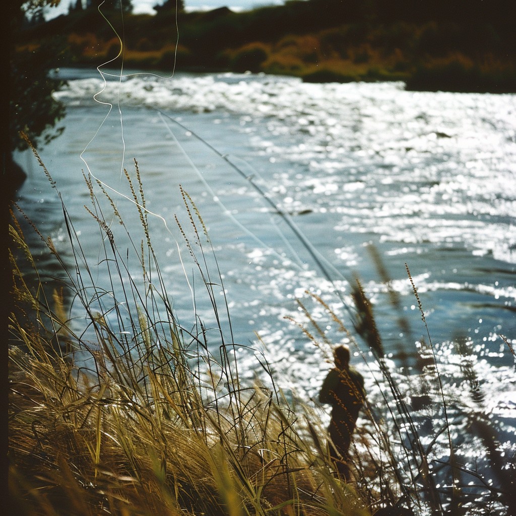 Fishing Visual Free Serene Fishing Scene Image - Fishing, River, Solitude | Download ...