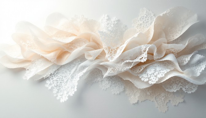 Free Flowing Lace Abstract Image | Download at StockCake