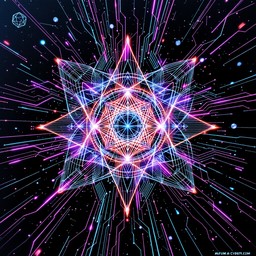 Free Neon Mandala Matrix Image - Cyberpunk, Mandala, Neon | Download at ...
