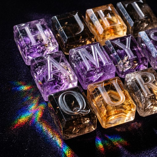 Free Crystalline Typography Art Image - Crystal, Gemstone, Typography ...