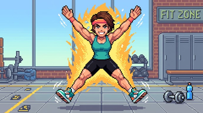 Free Energetic Pixel Trainer Image - Pixel, Fitness, Trainer | Download ...