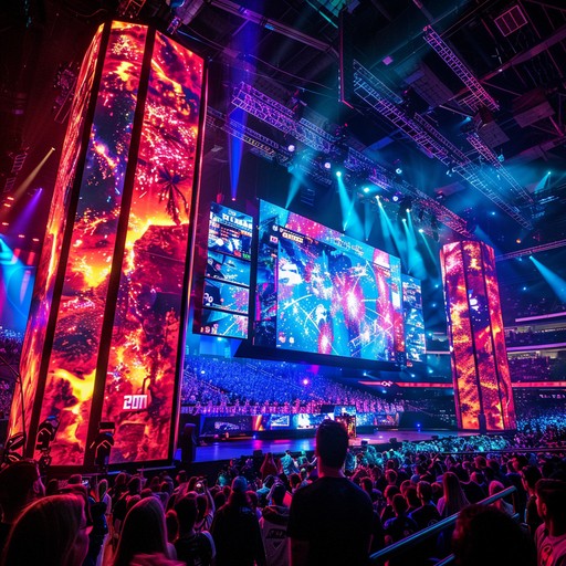 Large Esports Events Free Vibrant Esports Event Image - Arena, Spectators, Esports ...