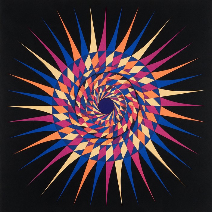 Download Colorful Geometric Vortex Image - Vortex, Spiral, Geometric ...