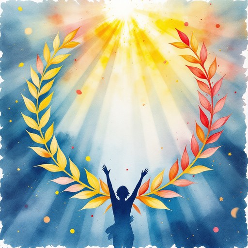Free Victorious Golden Light Image - Victory, Celebration, Watercolor ...