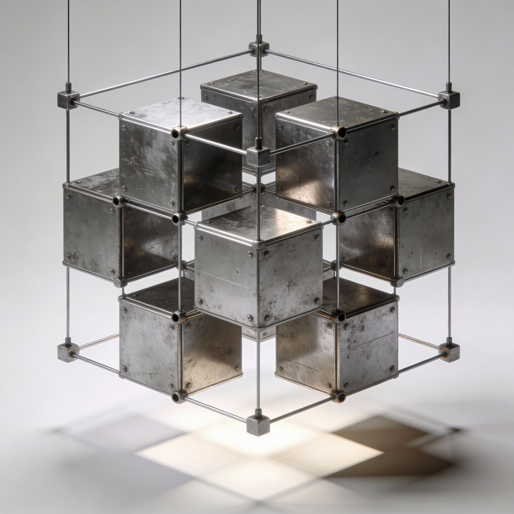 Free Industrial Metal Sculpture Image - Industrial, Metal, Geometric ...