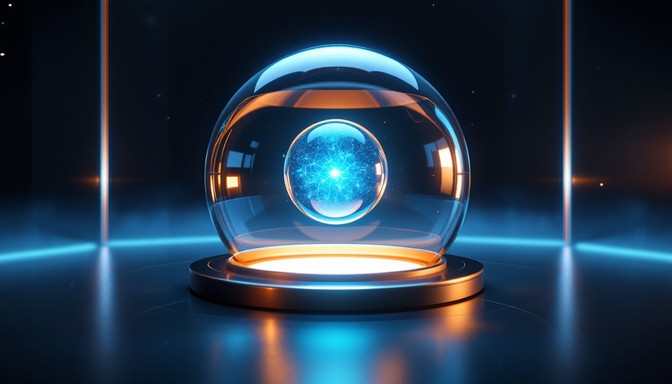 Free Glowing Orb Chamber Image - Orb, Dome, Sphere | Download at StockCake