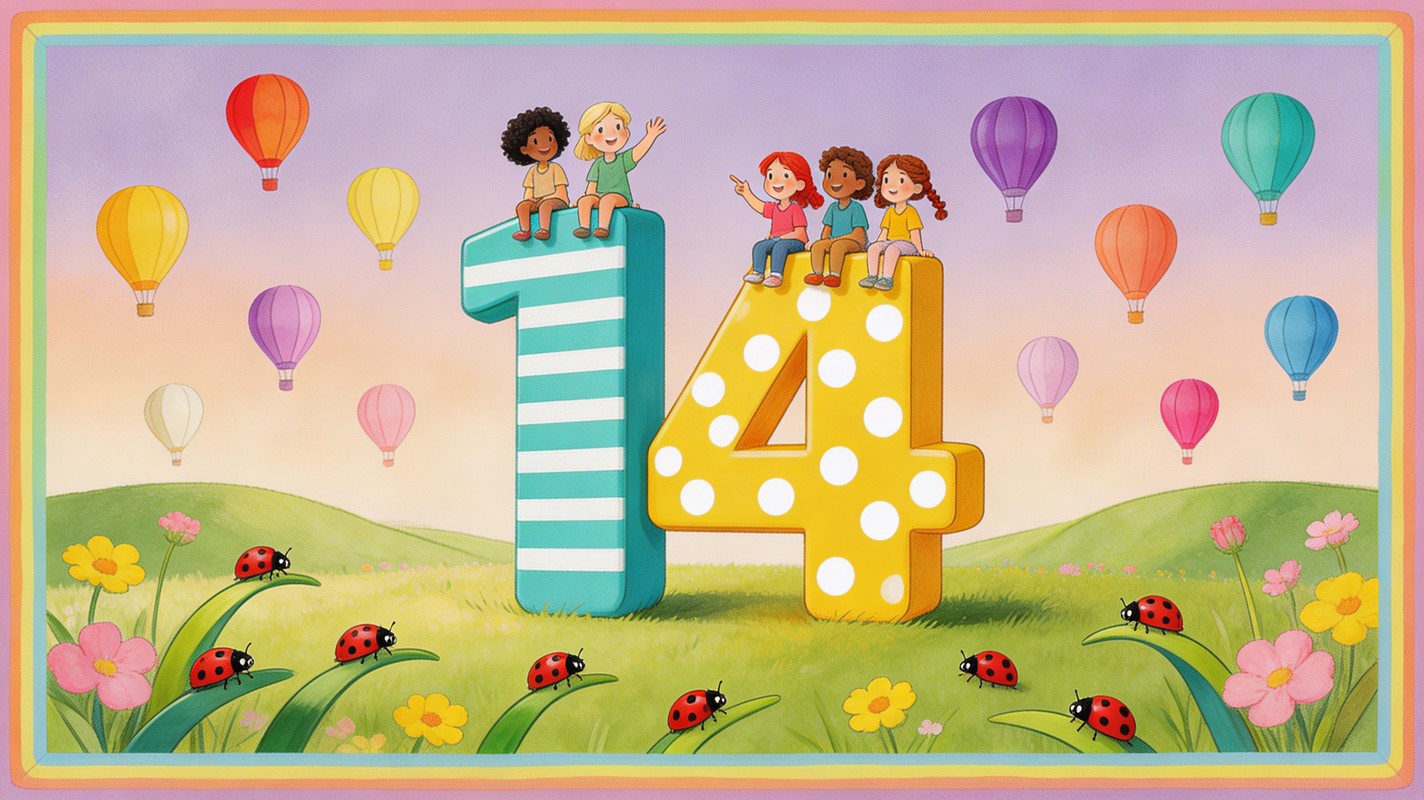 Free Counting Adventure Fourteen Image - Illustration, Children ...