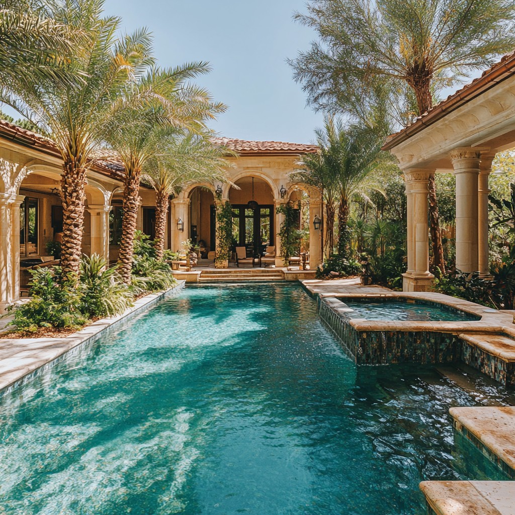 Free Luxurious Pool Estate Image - Luxury, Pool, Estate | Download at ...