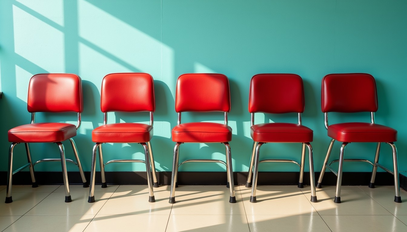 Red Chaira Free Retro Red Chairs Photo - Retro, Diner, Chairs | Download at StockCake