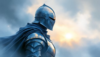 Free Knight At Dawn Image - Knight, Warrior, Armor | Download at StockCake