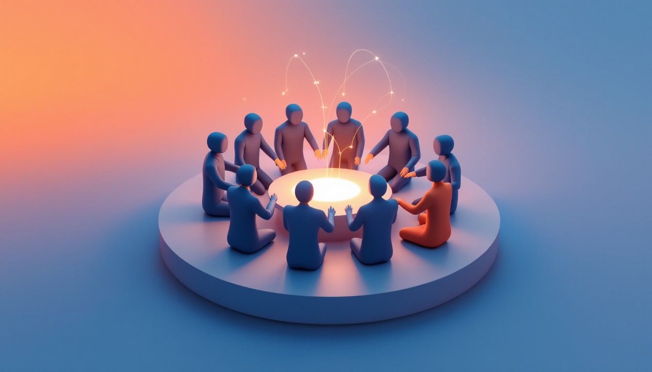 Free Connected Team Collaboration Image - Teamwork, Collaboration ...