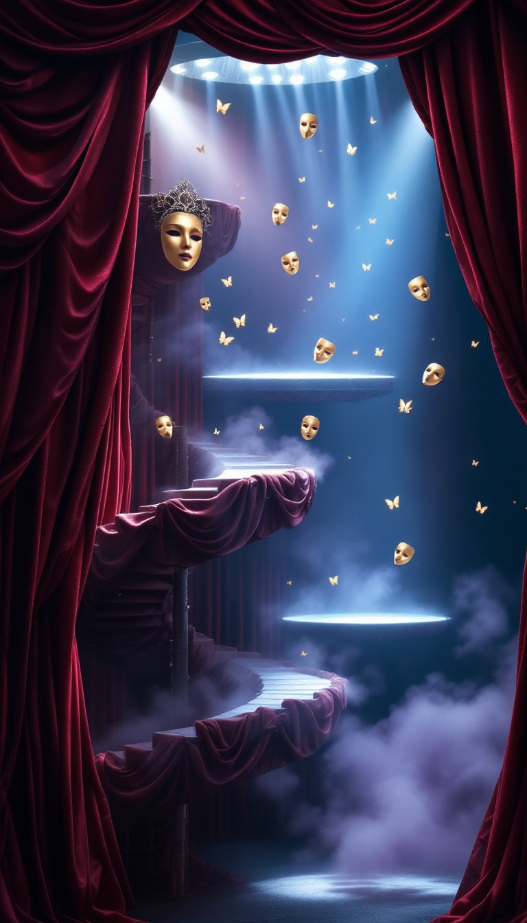 Free Magical Theater Dreams Image - Theater, Masks, Surreal | Download ...