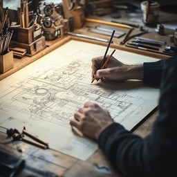 Free Drafting Mechanical Design Image - Engineering, Drafting ...