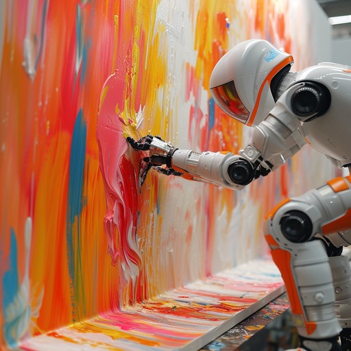 Robots Creating Stuff Free Robot Creating Art Image - Robot, Art, Painting | Download at ...