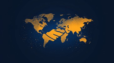 Free Global handshake concept Image - World, Handshake, Map | Download ...