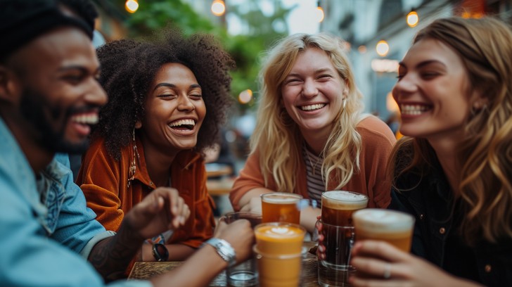 Free Happy Pub Gathering Image - Pub, Friends, Laughter | Download at ...