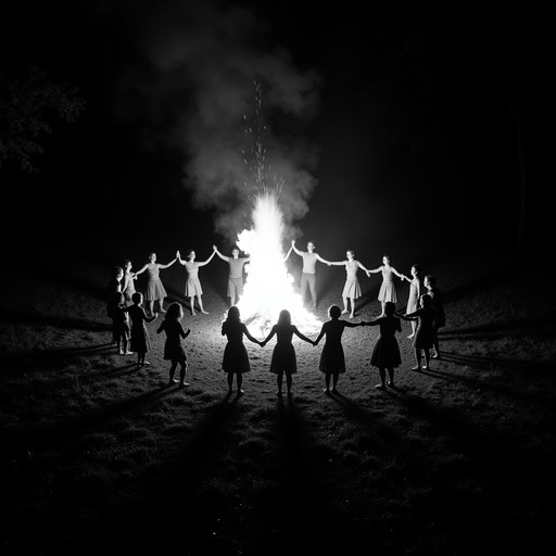 Free Primal Fire Circle Image - Bonfire, Silhouettes, Circle | Download ...