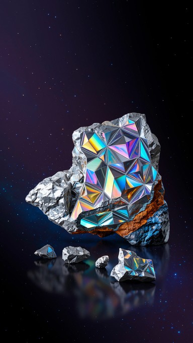 Meteor Pattern Metal Slate Free Cosmic Metal Beauty Image - Meteorite, Space, Cosmic | Download at ...