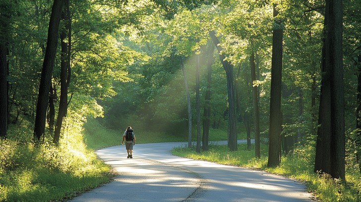 Free Sunrise bike ride Image - Sunrise, Cyclist, Forest | Download at ...