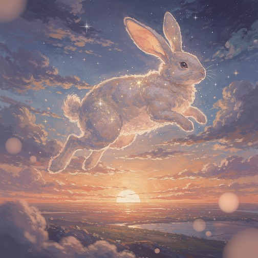 Free Celestial Cloud Rabbit Image - Rabbit, Bunny, Clouds | Download at ...