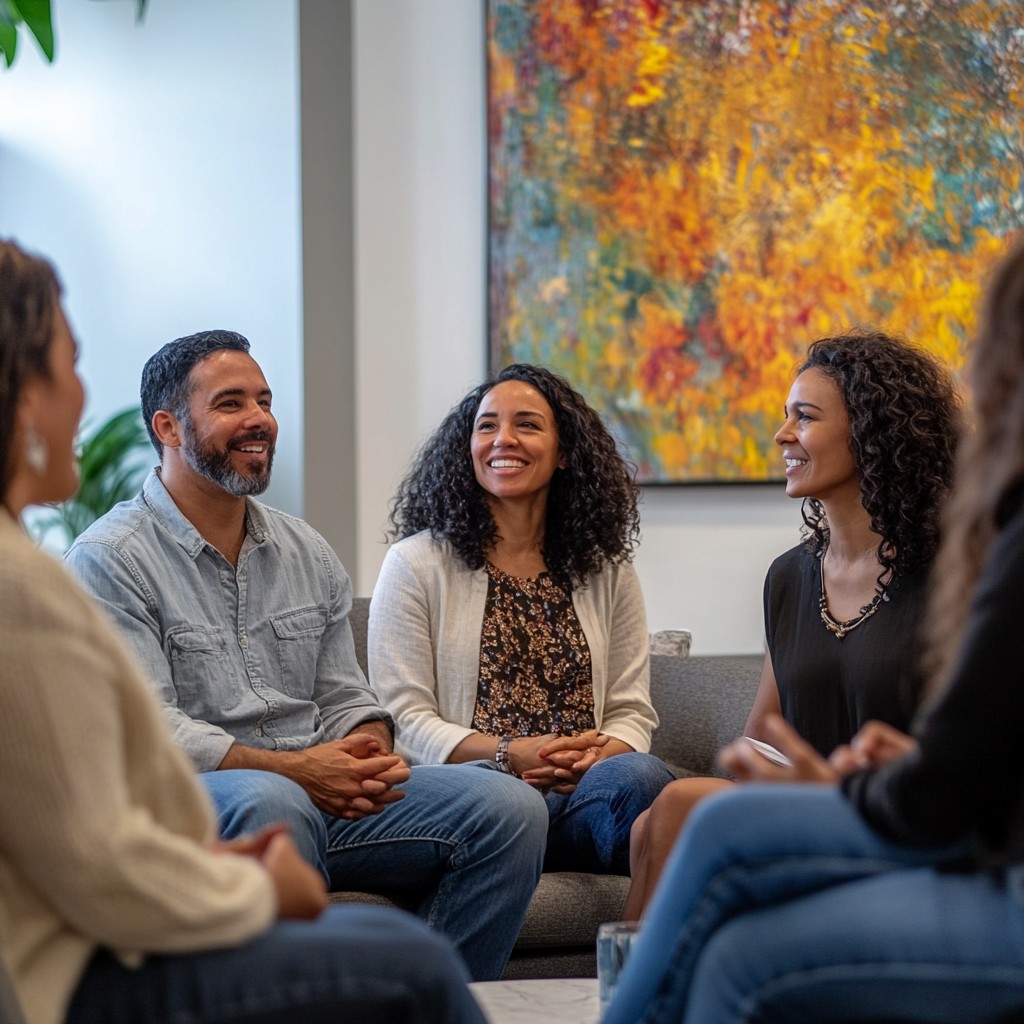 Free Joyful group gathering Image - Group, People, Discussion ...