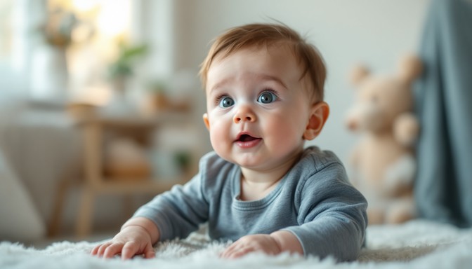 Free Curious baby playing Image - Baby, Toy, Window | Download at StockCake