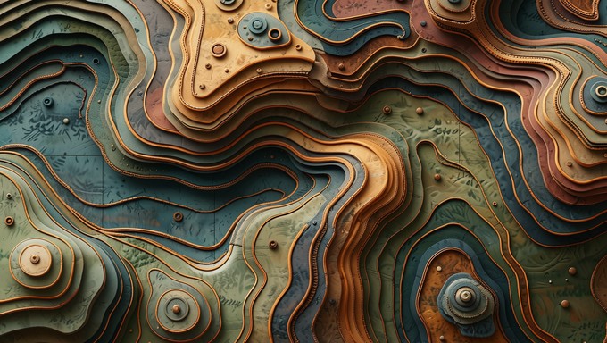 Geo Texture Free Terrain Texture Map Image - Topographic, Contour, Tread | Download ...
