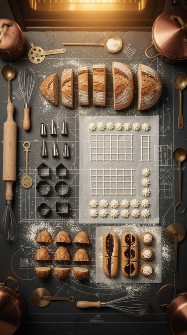 Free Pastry Blueprint Layout Image - Baking, Pastry, Bread | Download ...