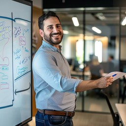 Free Man Teaching Presentation Image - Man, Smiling, Presentation ...