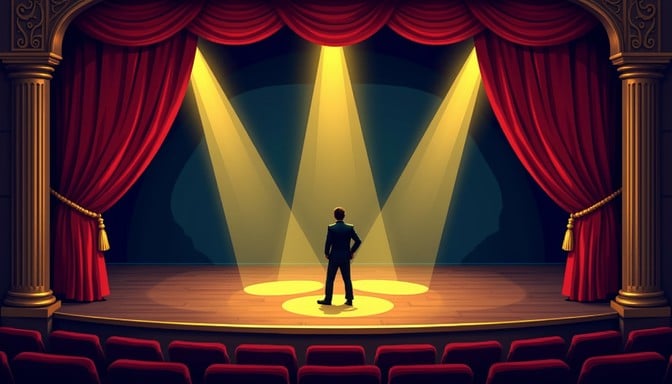 Free Dramatic Theater Silhouette Image - Theater, Stage, Spotlight ...
