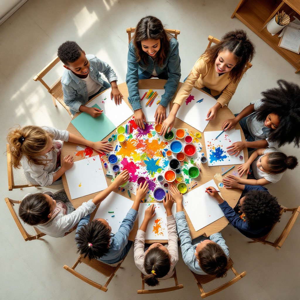 Free Collaborative Creative Circle Image - Creativity, Collaboration ...