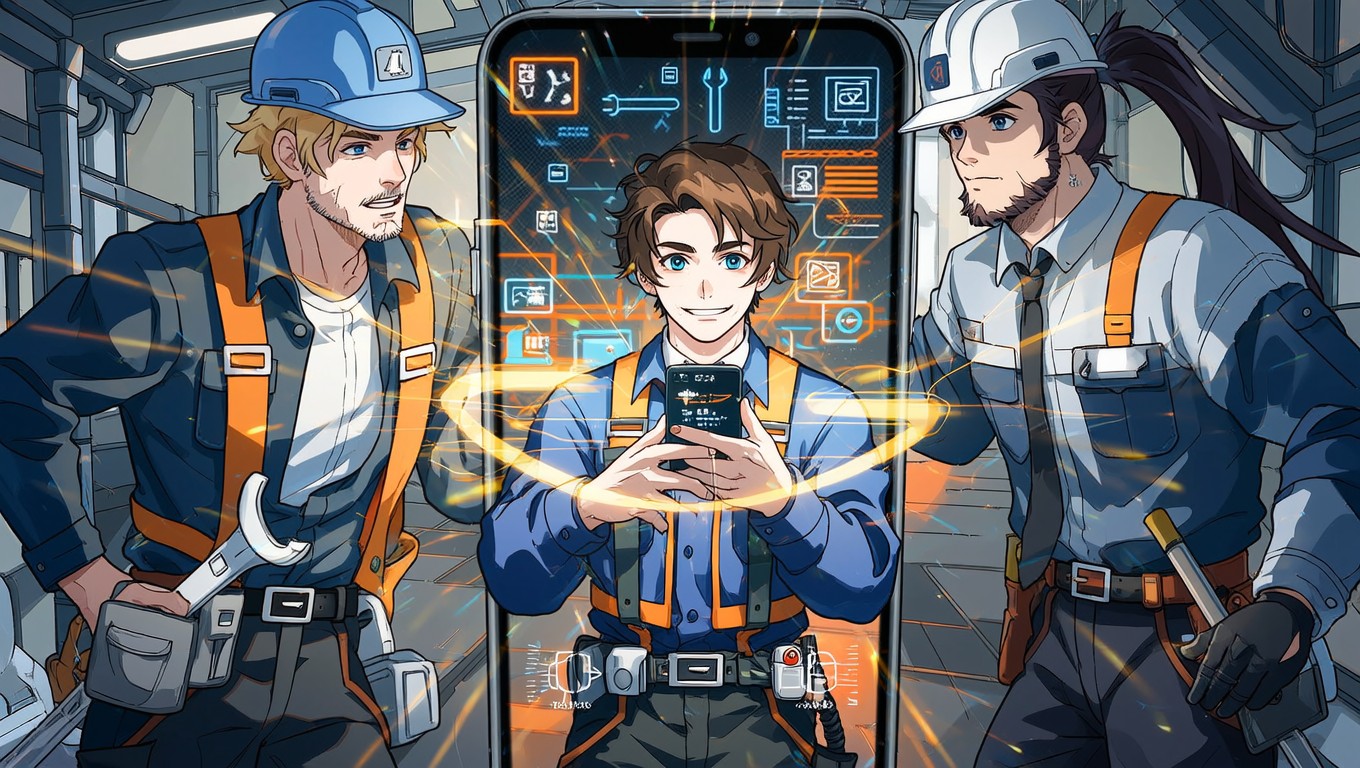 Tech Team Animation Free Tech Team Collaboration Image - Anime, Manga, Technicians ...