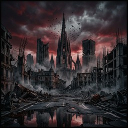 Free Apocalyptic Gothic Ruins Image - Apocalyptic, Ruins, Cathedral ...