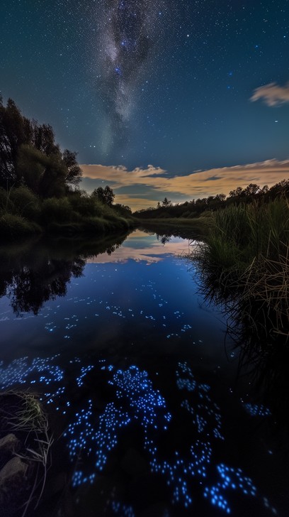 Star Reflected Free Starry Night Reflection Image | Download at StockCake