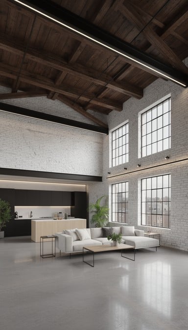 View of Industrial Design Studio Apartments: Chic Ideas for Small Spaces