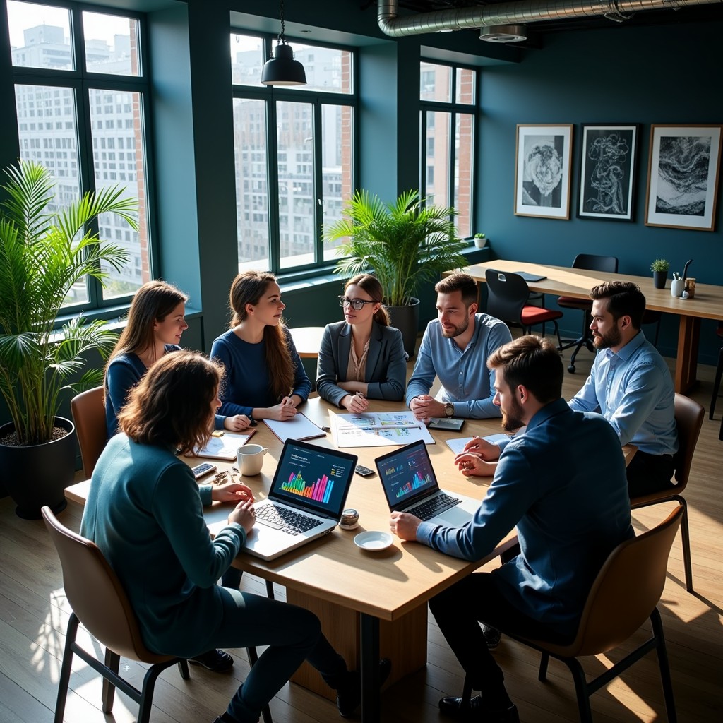 Collabbration Free Dynamic Office Collaboration Image - Teamwork, Collaboration ...