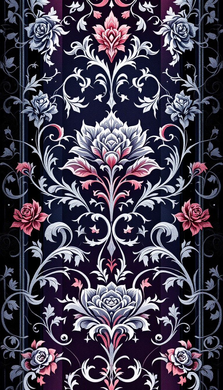 Free Gothic Floral Pattern Image - Damask, Floral, Gothic | Download at ...