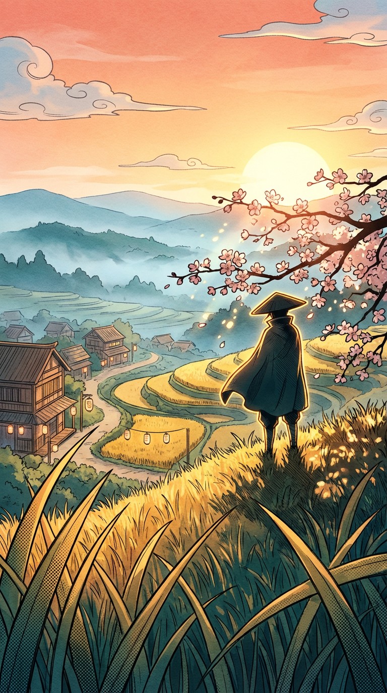 Free Peaceful Rural Escape Image - Anime, Manga, Countryside | Download ...