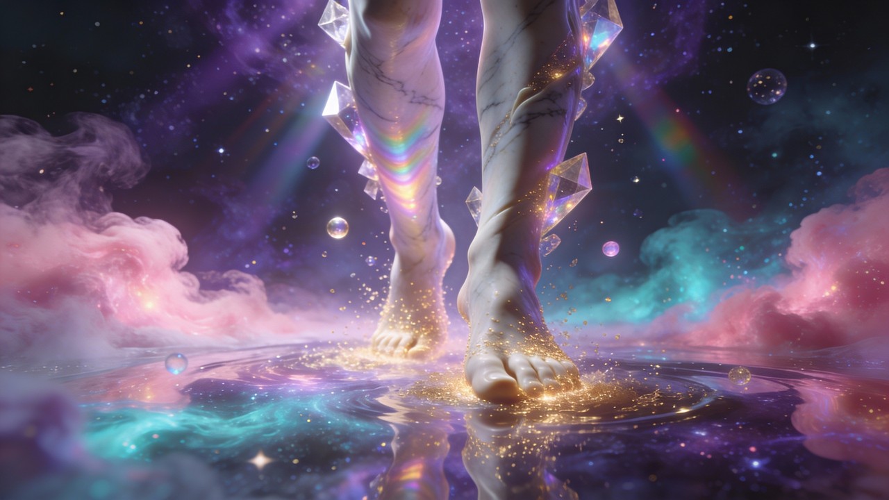 Free Celestial Feet Transform Image - Ethereal, Transformation, Cosmic ...