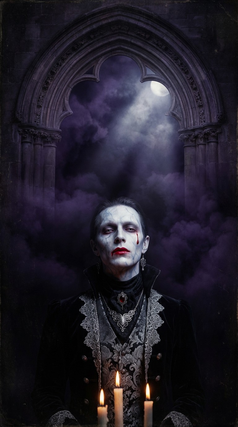 Free Elegant Vampire Portrait Image - Vampire, Gothic, Portrait ...