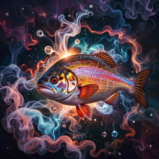 Cosmic Redfish Free Cosmic Salmon Transformation Image - Salmon, Fish, Cosmic ...