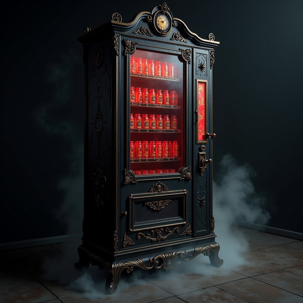 Free Crimson Mechanical Haunt Image - Gothic, Vending, Machine ...